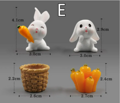 Mini-Tierfiguren aus Kunstharz