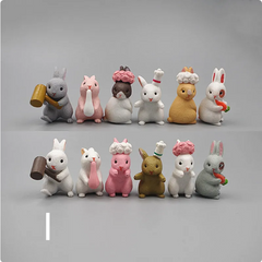 Mini-Tierfiguren aus Kunstharz