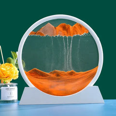 Sablier d'art cinétique 3D en sable pour cadeau de décoration intérieure