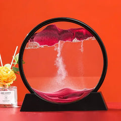 Sablier d'art cinétique 3D en sable pour cadeau de décoration intérieure
