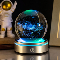 Décoration de bureau ciel étoilé en boule de cristal