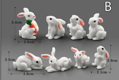 Mini-Tierfiguren aus Kunstharz
