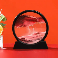 Sablier d'art cinétique 3D en sable pour cadeau de décoration intérieure