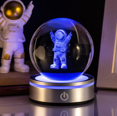 Décoration de bureau ciel étoilé en boule de cristal