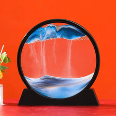 Sablier d'art cinétique 3D en sable pour cadeau de décoration intérieure