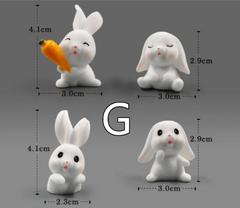 Mini-Tierfiguren aus Kunstharz