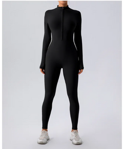 Fleecegefütterter Yoga-Jumpsuit