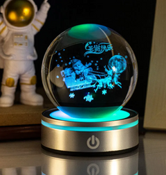 Décoration de bureau ciel étoilé en boule de cristal