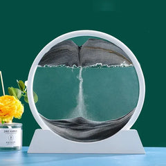 Sablier d'art cinétique 3D en sable pour cadeau de décoration intérieure