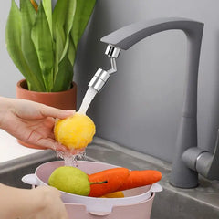 Schwenkbarer Wasserhahn-Auslaufverlängerer mit Spritzschutzfilter