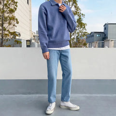 Autumn Loose Lapel Sweater
