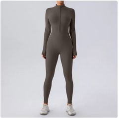 Fleecegefütterter Yoga-Jumpsuit