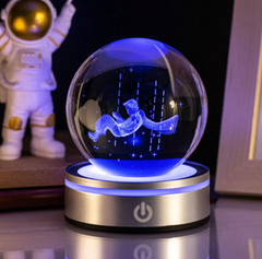 Décoration de bureau ciel étoilé en boule de cristal
