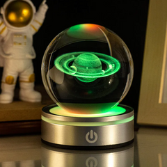 Décoration de bureau ciel étoilé en boule de cristal