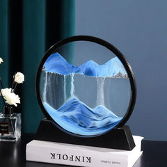 Sablier d'art cinétique 3D en sable pour cadeau de décoration intérieure
