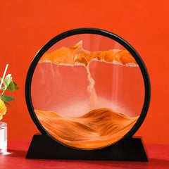 Sablier d'art cinétique 3D en sable pour cadeau de décoration intérieure