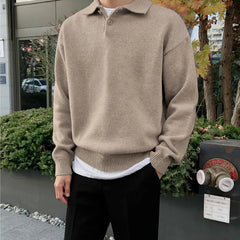 Autumn Loose Lapel Sweater