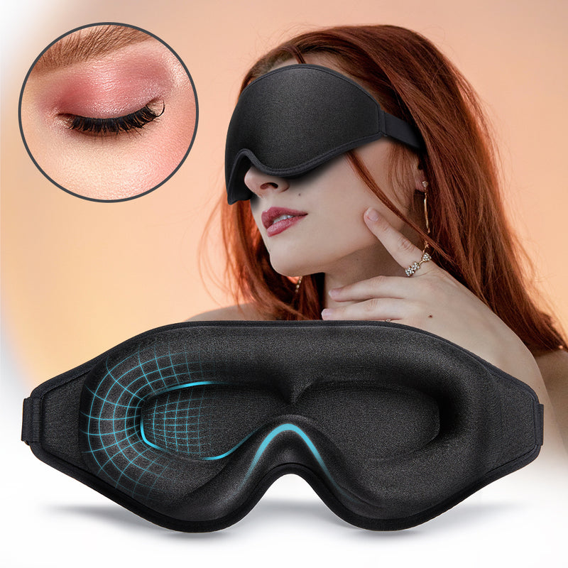 3D-Schlafmaske aus Naturlatex-Memory-Schaum für Komfort