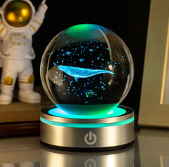 Décoration de bureau ciel étoilé en boule de cristal
